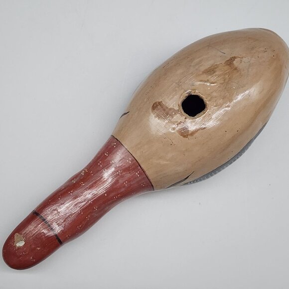 Mexican Tonala Pottery Clay Duck Laying Down Hand painted Folk Art 7.5x3” - Picture 8 of 9